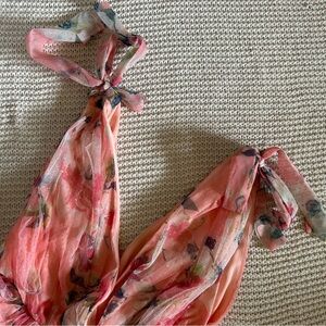 En Creme Floral Dress